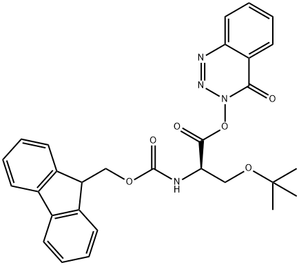 FMOC-D-SER(TBU)-ODHBT Structure