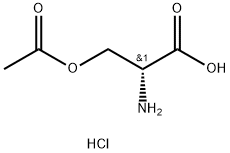 H-D-SER(AC)-OH HCL Structure