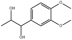 1-(3,4-Dimethoxyphenyl)-1,2-propanediol 구조식 이미지