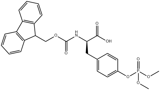 FMOC-D-TYR(PO3ME2)-OH Structure