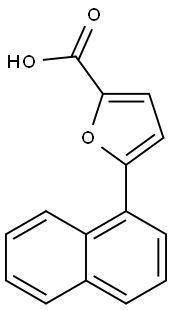 5-(4-Aminonaphthalen-1-yl)-furan-2-carboxylic acid Structure