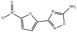 3-(5-Nitro-2-furyl)-5-amino-1,2,4-oxadiazole 구조식 이미지