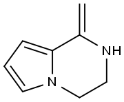 Pyrrolo[1,2-a]pyrazine, 1,2,3,4-tetrahydro-1-methylene- (9CI) Structure