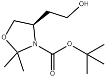 (R)-TERT-부틸4-(2-히드록시에틸)-2,2-디메틸록사졸리딘-3-카르복실레이트 구조식 이미지