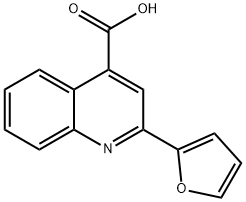 2-(2-FURYL)-4-QUINOLINECARBOXYLIC ACID 구조식 이미지