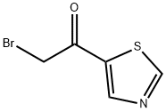 Ethanone, 2-bromo-1-(5-thiazolyl)- (9CI) Structure