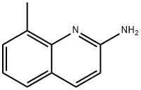 8-메틸-2-퀴놀린아민 구조식 이미지