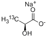 SODIUM L-LACTATE (13C3) Structure