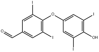 3,5,3',5'-Tetraiodo Thyroaldehyde 구조식 이미지