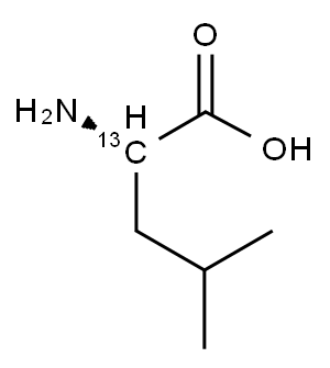 L-LEUCINE-2-13C Structure