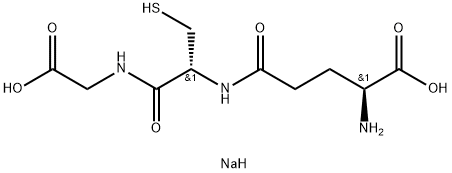 Glutathione (reduced) sodium salt Structure