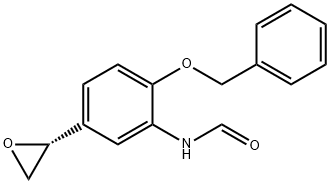 ForMaMide, N-[5-(2R)-oxiranyl-2-(phenylMethoxy)phenyl]- Structure