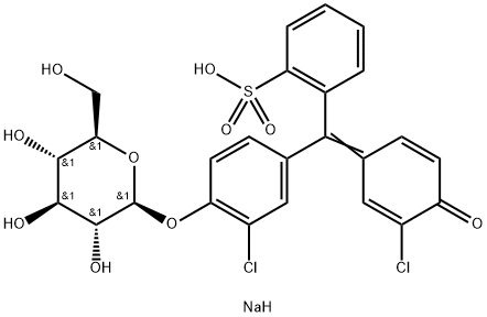 CHLOROPHENOL RED-BETA-D-GALACTOPYRANOSIDE Structure