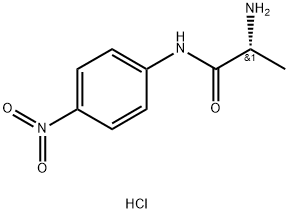 H-D-ALA-PNA . HCL Structure