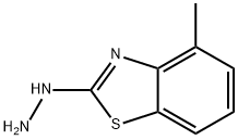 4-Methyl-2-benzothiazolehydrazine 구조식 이미지