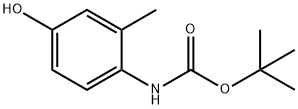 (4-HYDROXY-2-METHYLPHENYL)CARBAMIC ACID TERT-BUTYL ESTER Structure