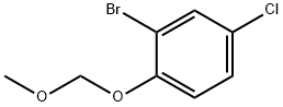 2-BROMO-4-CHLORO-1-(METHOXYMETHOXY)BENZENE Structure