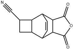 3-Cyanotricyclo[4.2.2.02,5]dec-9-ene-7,8-dicarboxylic anhydride Structure