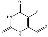 4-피리미딘카르복스알데히드,5-플루오로-1,2,3,6-테트라히드로-2,6-디옥소- 구조식 이미지