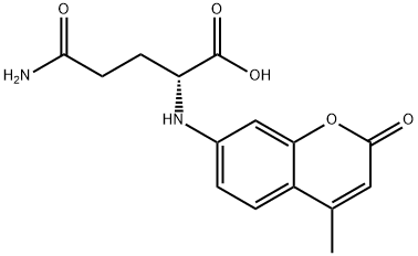 H-D-GLU(AMC)-OH Structure