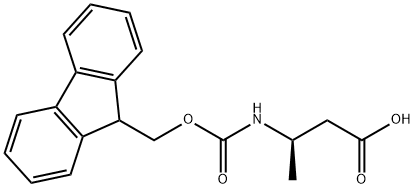 FMOC-D-BETA-HOMOALANINE Structure