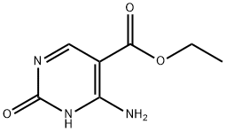 Ethyl 4-amino-2-hydroxypyrimidine-5-carboxylate Structure