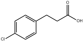 3-(4-Chlorophenyl)propanoic acid 구조식 이미지