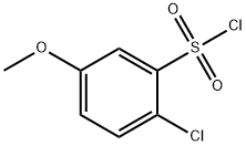 2-chloro-5-Methoxybenzene-1-sulfonyl chloride Structure
