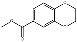 2,3-dihydro-1,4-benzodioxine -6-carboxylic acid methyl ester 구조식 이미지