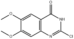 2-CHLORO-6,7-DIMETHOXY-3H-QUINAZOLIN-4-ONE 구조식 이미지