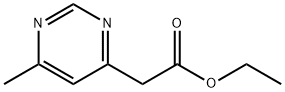 Ethyl 6-methylpyrimidine-4-acetate 구조식 이미지