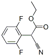 Ethyl 2-cyano-2-(2,6-difluorophenyl)acetate Structure
