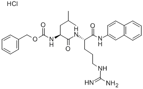 Z-LEU-ARG-BETANA HCL Structure