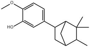 2-methoxy-5-(5,6,6-trimethyl-2-norbornyl)phenol  Structure