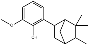 2-methoxy-6-(5,6,6-trimethyl-2-norbornyl)phenol  Structure