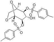 1,6-ANHYDRO-2,4-DI-OP-톨루엔설포닐-베타-D-글루코피라노스 구조식 이미지