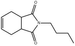 2-Butyl-3a,4,7,7a-tetrahydro-1H-isoindole-1,3(2H)-dione 구조식 이미지