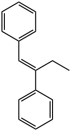 (E)-1,2-디페닐-1-부텐 구조식 이미지