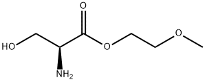 L-세린,2-메톡시에틸에스테르(9CI) 구조식 이미지