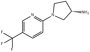 (S)-1-(4-TRIFLUOROMETHYLPYRIDIN-2-YL)-3-AMINOPYRROLIDINE Structure