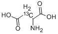 DL-ASPARTIC ACID (3-13C) Structure