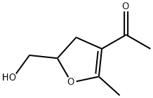 Ethanone, 1-[4,5-dihydro-5-(hydroxymethyl)-2-methyl-3-furanyl]- (9CI) 구조식 이미지