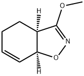 1,2-Benzisoxazole,3a,4,5,7a-tetrahydro-3-methoxy-,(3aR-cis)-(9CI) Structure