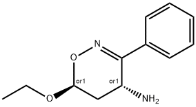 4H-1,2-Oxazin-4-amine,6-ethoxy-5,6-dihydro-3-phenyl-,trans-(9CI) 구조식 이미지