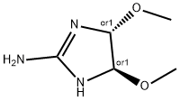 1H-Imidazol-2-amine,4,5-dihydro-4,5-dimethoxy-,trans-(9CI) 구조식 이미지