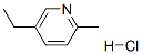 5-ethyl-2-methylpyridine hydrochloride Structure