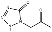 5H-Tetrazol-5-one, 1,2-dihydro-1-(2-oxopropyl)- (9CI) Structure