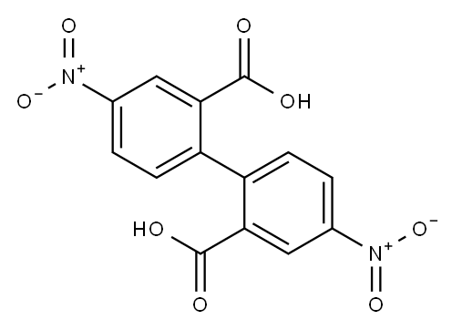 4,4'-Dinitrodiphenic acid Structure