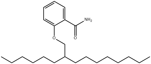 2-(2-Hexyldecyloxy)benzamide Structure