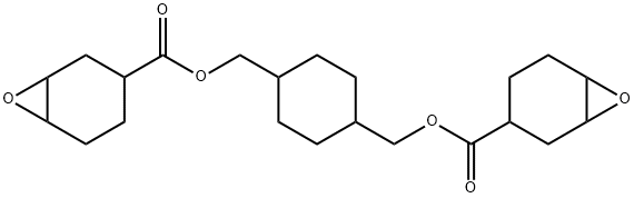 1,4-Cyclohexanedimethanol bis(3,4-epoxycyclohexanecarboxylate) Structure